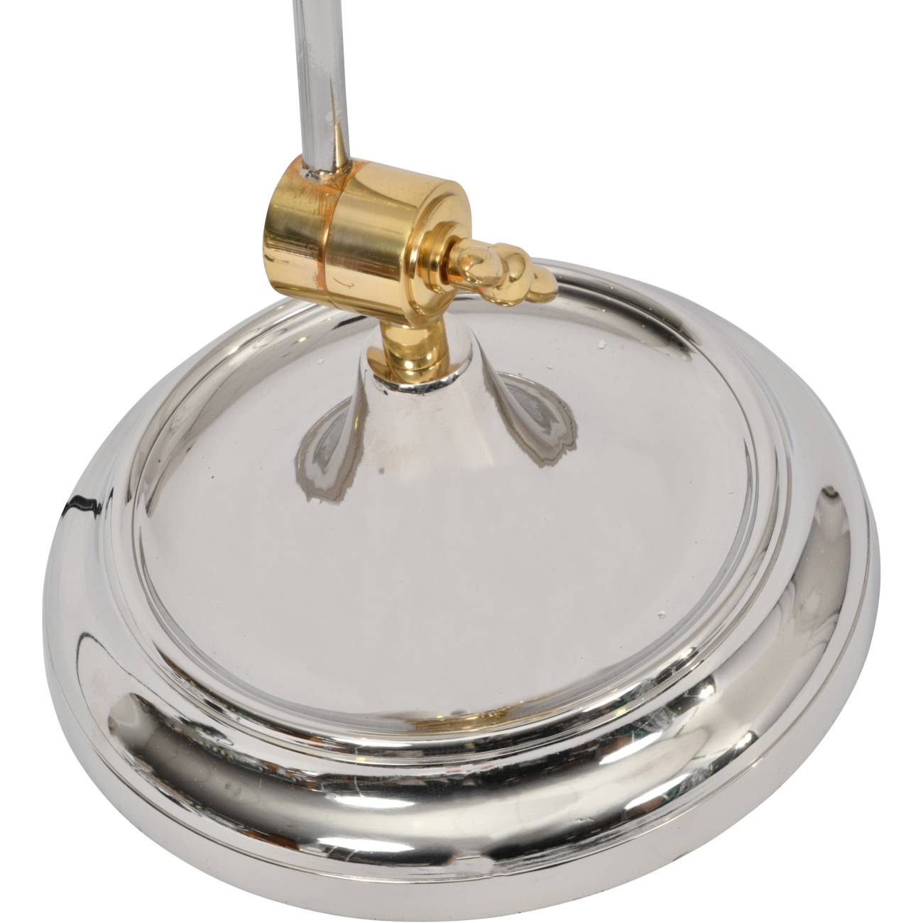 Haku Brass & Silver Adjustable Floor Lamp